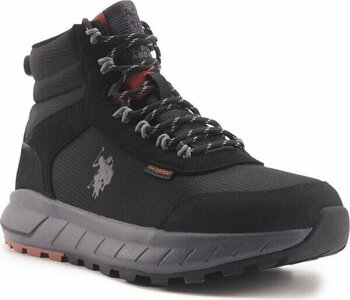 U.S. Polo Assn. ELHA 4PR Siyah Erkek Biker Bot - 44