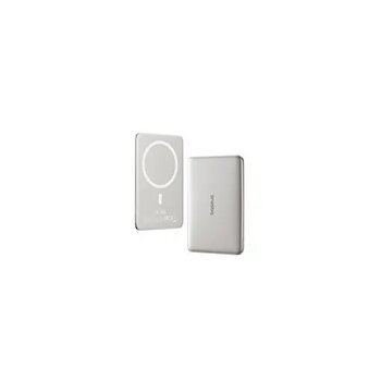 Baseus AM41 Picogo 5000 mAh Magsafe Bej Kablosuz Powerbank
