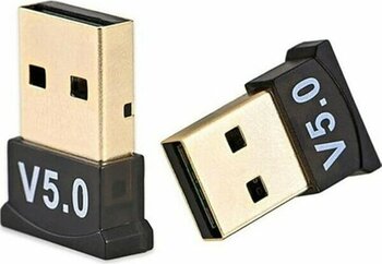 Mini V5.0 USB Bluetooth Adaptör 5.0 Bluetooth Dongle 0.23 Mbps Kablosuz Bağlantı Hızı ve 1 Anten
