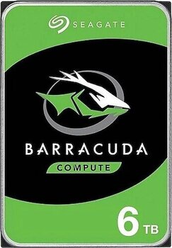 Seagate BarraCuda ST6000DM003 6 TB 5400 RPM 185 MB/s 6.0 ms Harddisk