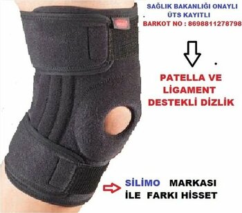 Menisküs Ağrıları Için Patella Destekli Fleksible Balenli Dizlik Ligament Destekli Iç Ve Yan Bağ