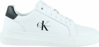 Calvin Klein Chunky Cupsole Mono Erkek Beyaz Spor Ayakkabı (YM0YM01317-0LD) - 45