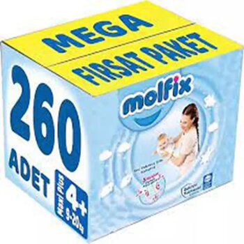 Molfix No:4+ Maxi Plus 260 Adet Bebek Bezi