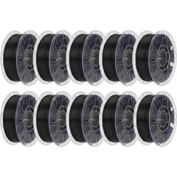 Creality Hyper Pla Rfıd 1.75MM Siyah 10'lu Paket, 3D Yazıcı Için Yüksek Hızlı Filament 1.75 Pla (30-600MM/S)