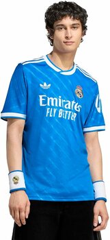 Real Madrid 2025/26 Üçüncü Forma Erkek Mavi Futbol Forma JV5845