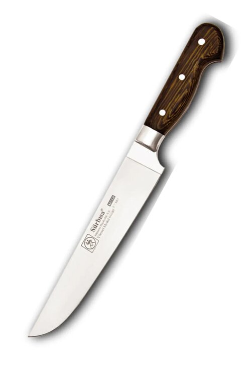 Sürbisa 61040-YM 20,5 cm Paslanmaz Çelik Ahşap Sap Kasap Bıçağı