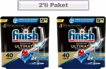 Finish Quantum Ultımate Bulaşık Tableti 40 Adet (2' Li Paket)
