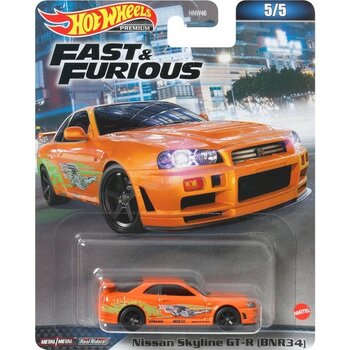 Hot Wheels Premium Nissan Skyline Gt-R (BNR34)HKD21 - Turuncu
