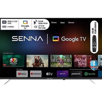 Senna 55SN9000U 55 inç 140 Ekran 4K Ultra HD Android LED TV