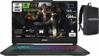 MSI Cyborg 15 A13VF-892XTR RTX 4060 512GB SSD 32GB RAM 15.6" FHD 144Hz Dizüstü Bilgisayar