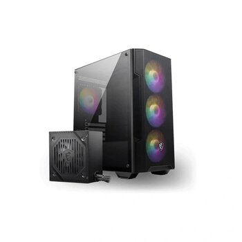 Msı Mag Forge M100a D60 600W 80+ Akrilik Yan Panel 3X120mm 1X120mm Argb Bronze Matx Gamıng Kasa