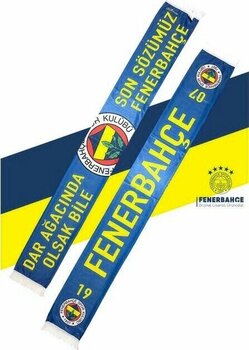 Fenerbahçe Son Sözümüz Saten Şal Atkı Sarı - Lacivert Atkı