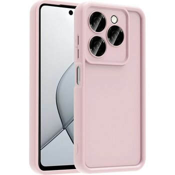 Tecno Spark 20 Pro 5g Kılıf Kamera Korumalı Joec Ananas Kapak - Pembe