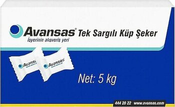 Avansas Tek Sargılı Küp Şeker 5 kg