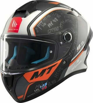 Kask mt Helmets Targo S B4 Turuncu Mat Ivan Ortala - XL