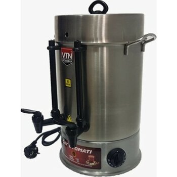 Gri 40 Bardak Kapasiteli Çay Makinesi, Pratik ve Şık Tasarım - Antrasit