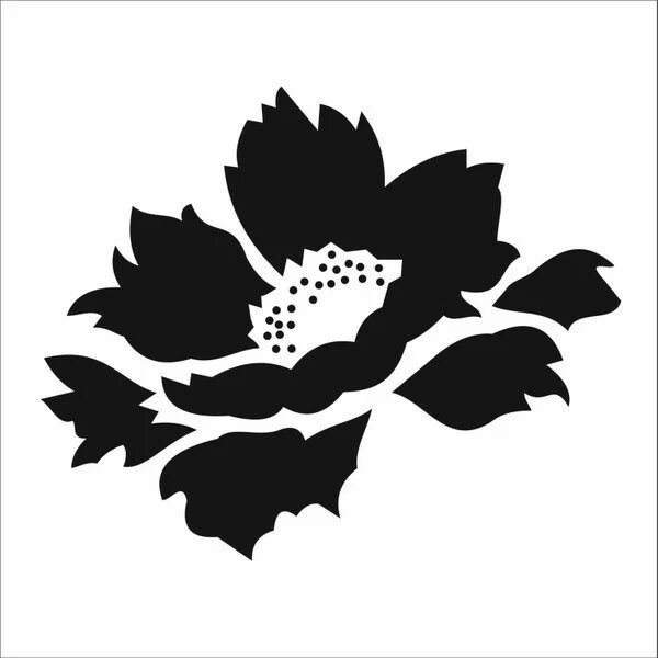 Stencil Sarayi 7902 Beyaz Çiçek ve Meyve Boyama Şablonu