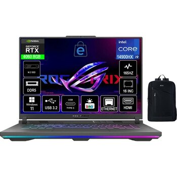 Asus Rog Strix G16 G614JVR-N3243 Intel I9 14900HX 16GB 512GB RTX4060 165 Hz Freedos 16" Notebook - 512 GB - 24 GB