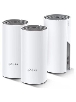 Tp-Link Deco E4 (3-Pack), Ac1200 Mbps, Dual-Band, 10/100Mbps Portları, 100 Cihaza Kadar Bağlanılabilirlik, 370 M2