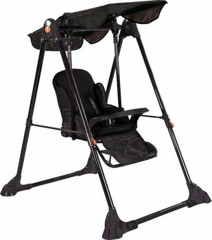 Babyhope 805 Baby Swing Salıncak - Yatarlı Tablalı Bebek Salıncağı - Siyah