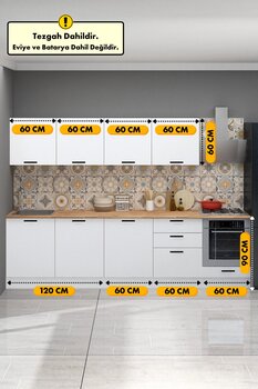 Fly Mobilya 300 Cm Filipa Ank Modüllü Mutfak