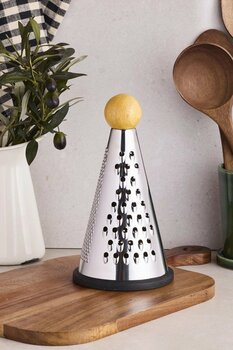 Perotti Grattugia Konik Bambu Saplı Rende 23 cm Çok Fonksiyonlu Mutfak Rendesi