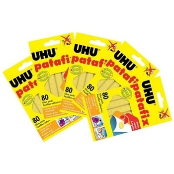 UHU Patafix Sarı 5 Adet Katı Yapıştırıcı Güçlü Yapışma Özelliği ile Etkili Kullanım