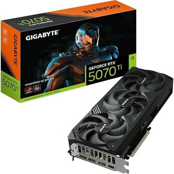 Leaf Shop VGA Nvıdıa 16GB Gddr7 RTX5070TI Wındforce Oc Sff GV-N507TWF3OC-16GD 256BIT/3XDP/1XHDMI/3XFAN