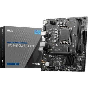 AyrStore Msı Pro H610M-E Ddr4 3200MHZ 1xvga 1xhdmı 1xm.2 USB 3.2 Matx 1700P (12. / 13. ve 14. Nesil Işlemci Uyumlu)