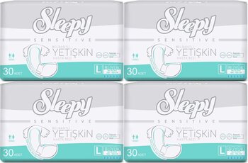 Sleepy Yetişkin Hasta Bezi Bel Bantlı L - Large - Büyük 120 Adet (4pk*30)