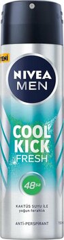 Nivea Men Erkek Sprey Deodorant Cool Kick Fresh 150 Ml 4 Adet