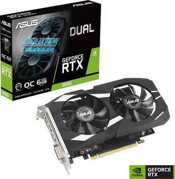 ASUS DUAL-RTX3050-O6G GDDR6 DVI HDMI DP 96BİT