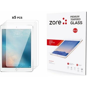 Zore 5in1 Tablet Temperli Cam iPad 9.7 2018 Uyumlu Tablet Ekran Koruyucu