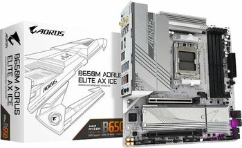 Gigabyte B650m Aorus Elıte Ax Ice Am5 Ddr5 8000mhz Oc Matx Aaaa11gıg0048