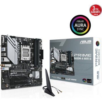 Asus Prıme B650M-A Wıfı Iı 4xddr5 Dp+Vga+Hdmı 2xm.2 Am5 Anakart