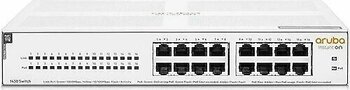 HP Aruba Instant On 1430-16G R8R48A 16 Port 10/100/1000 Mbps PoE Gigabit Switch