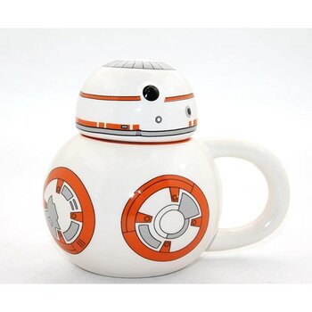 MiraLive Porselen Star Wars Kupa Bardak Bb-8 Tasarımlı - Renkli - standart