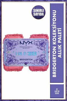 NYX Professional Makeup Bridgerton Koleksiyonu Allık Paleti - 02 Lady In Silver