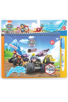 Magic Water Paw Petrol Orijinal Lisanslı Nickelodeon Özel Sulu Kalem ile Sihirli Boyama Kitabı Water Magic