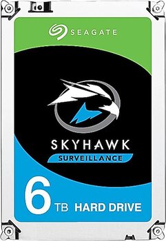 Seagate SkyHawk ST6000VX001 6 TB 5900 RPM 185 MB/s 6.0 ms Harddisk