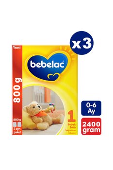 Bebelac 1 Bebek Sütü 800 gr X 3 Adet