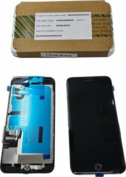 İphone 7 Plus Lcd Ekran % 100 Apple Servis Ürünü Siyah Ön Kamera Home Tuş Dahil Siyah