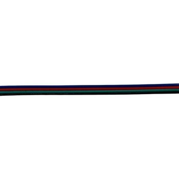 Dora Led  Rgb Kablo 4'lü Şerit LED Kablosu 4x0.22 Kalaylı %100 Bakır 100M