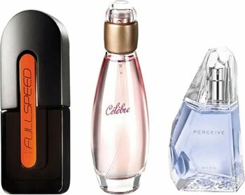 avon Celebre Kadın Parfüm Edt 50 Ml + Fullspeed Erkek Parfüm Edt 75 Ml + Perceive Kadın Parfüm Edp 50 Ml