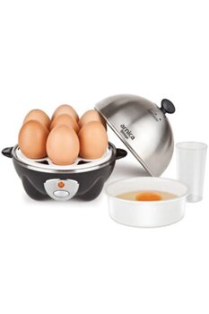 Arnica Omega GH25100 7 yumurta Gri-Siyah Yumurta Pişirme Makinesi