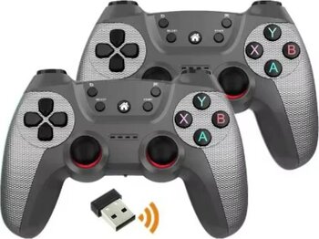 GLRTech 2.4g Kablosuz Gamepad Android Mobil Bilgisayar Tv Pc Ps3 Steam Gamepad 2 Adet