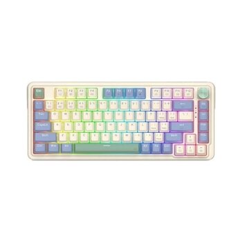 Ucal Pro K673CPG-RGB-PRO Beyaz Kablosuz Klavye - Option-1 - 001-Renkli