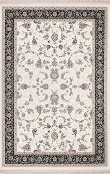 Nexus Halı Majestic 38833 Beyaz Klasik Figürlü Retro Halı - 150 x 230 cm