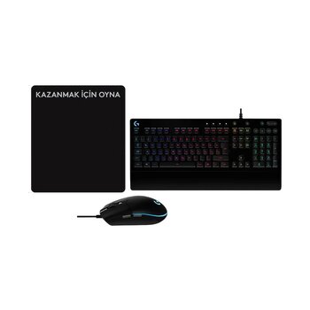 Logitech G G102 Oyuncu Mouse Ve G213 Oyuncu Klavyesi Seti Mouse Pad Optik Siyah