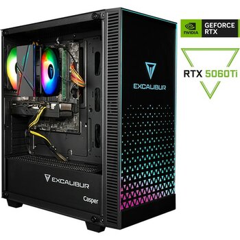 Casper Excalibur E65H.225F-BVT0X-0HD Core Ultra 5-225F 16GB 480GB RTX 5060TI Freedos